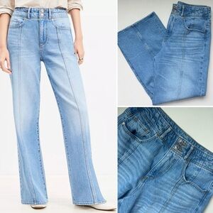 Loft Seamed The Wide Leg Jeans